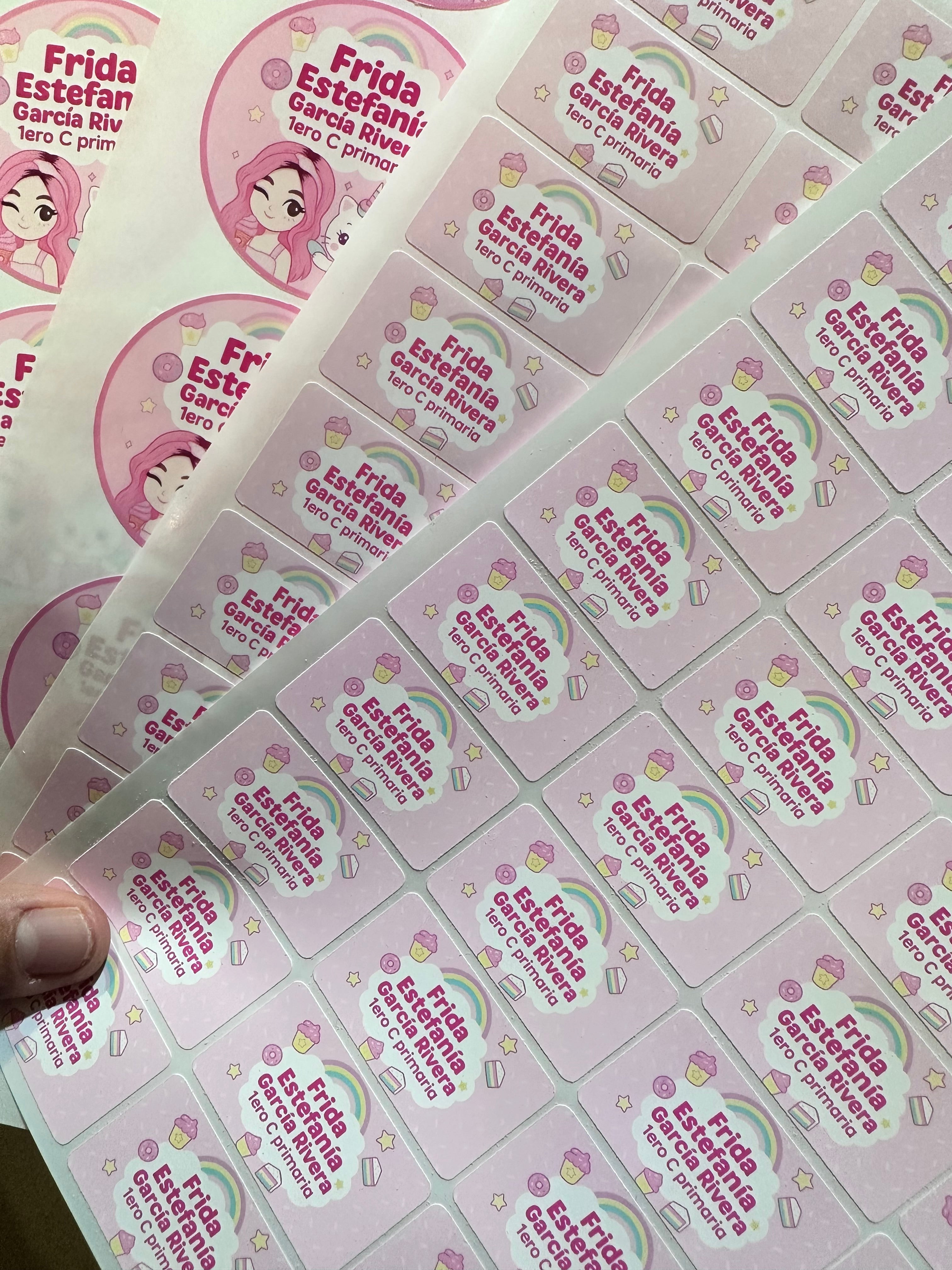 Plantilla de stickers 5x5