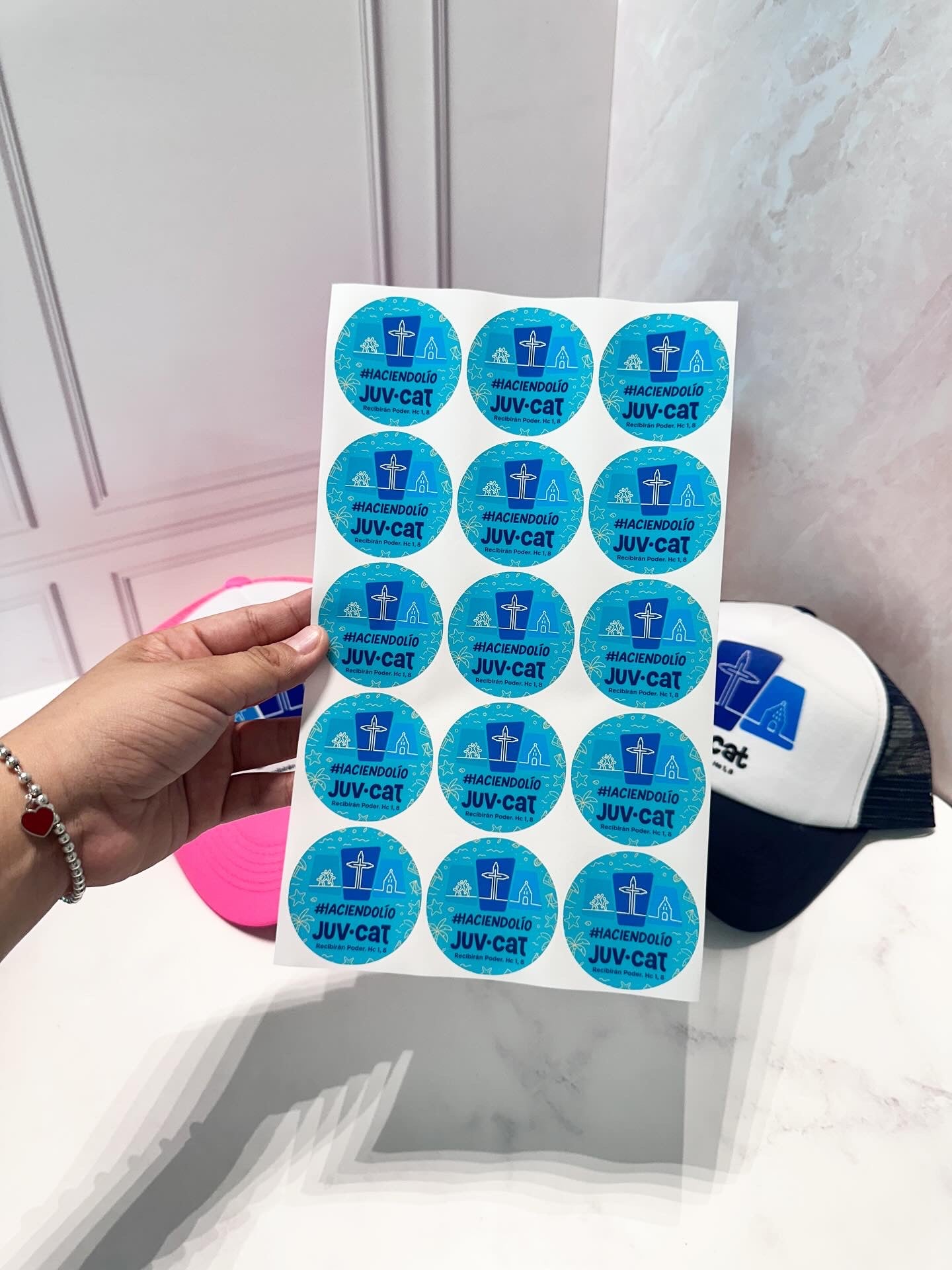 Plantilla de stickers 5x5