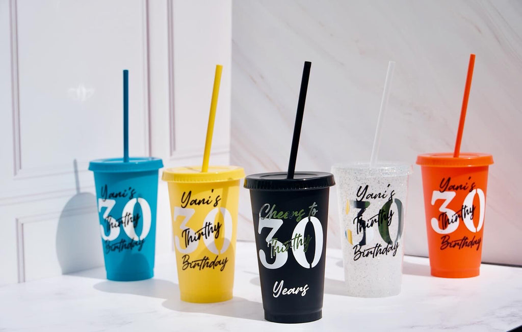 Vaso sun solidos letras