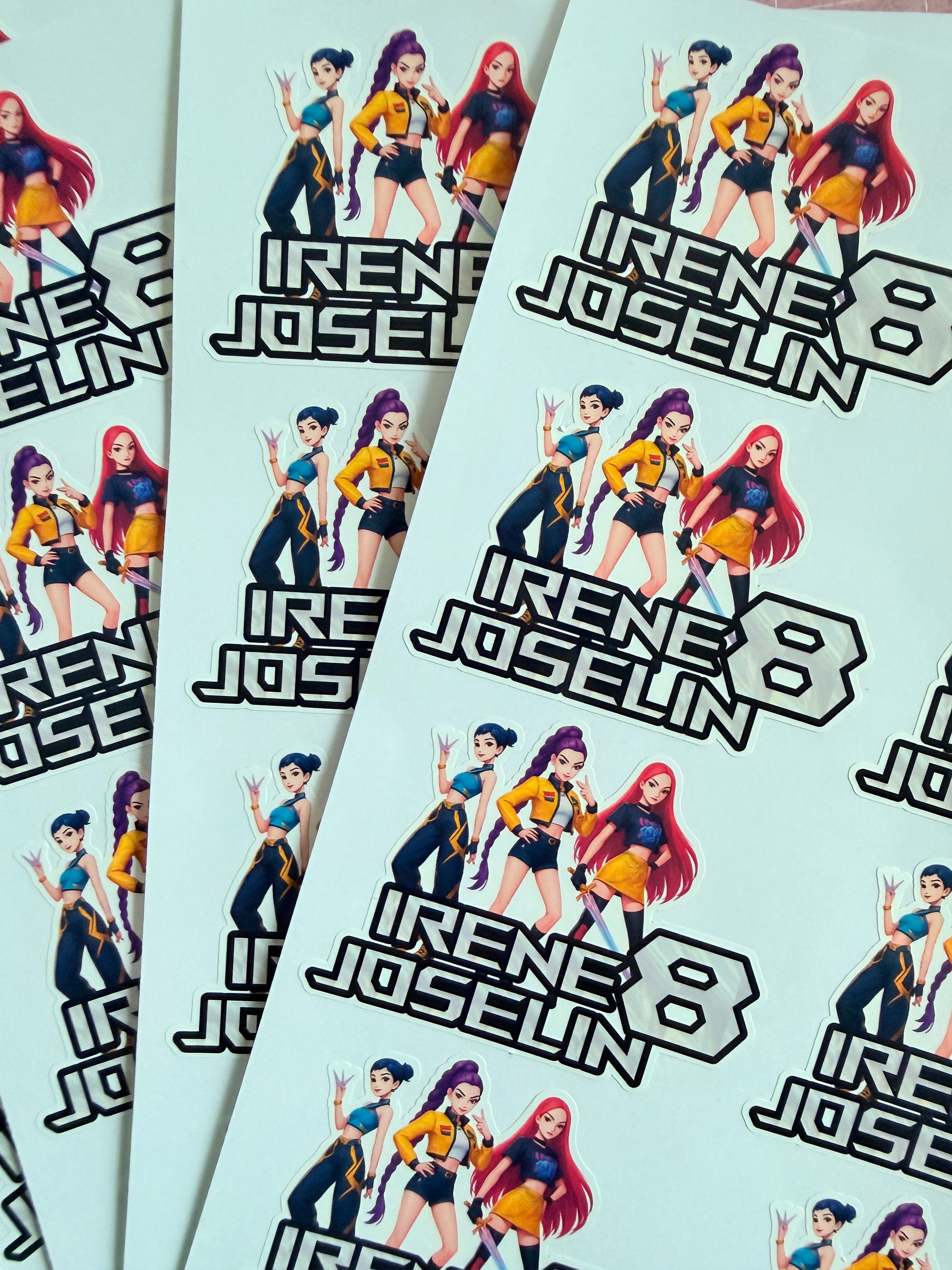 Plantilla de stickers 5x5